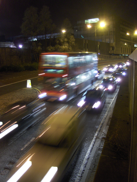 rush hour, newcastle, uk
